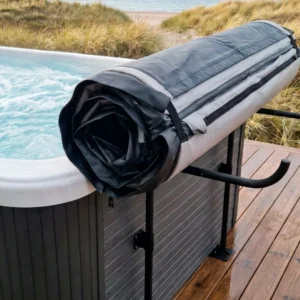 Rulle Cover løfter Aluminium Sort