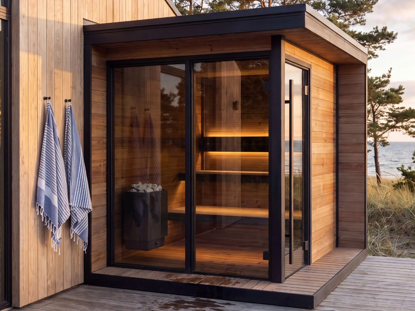 Åland outdoor sauna – large