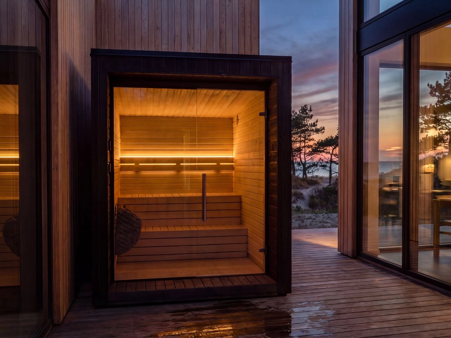 Fjord udendørs sauna - Billede 3