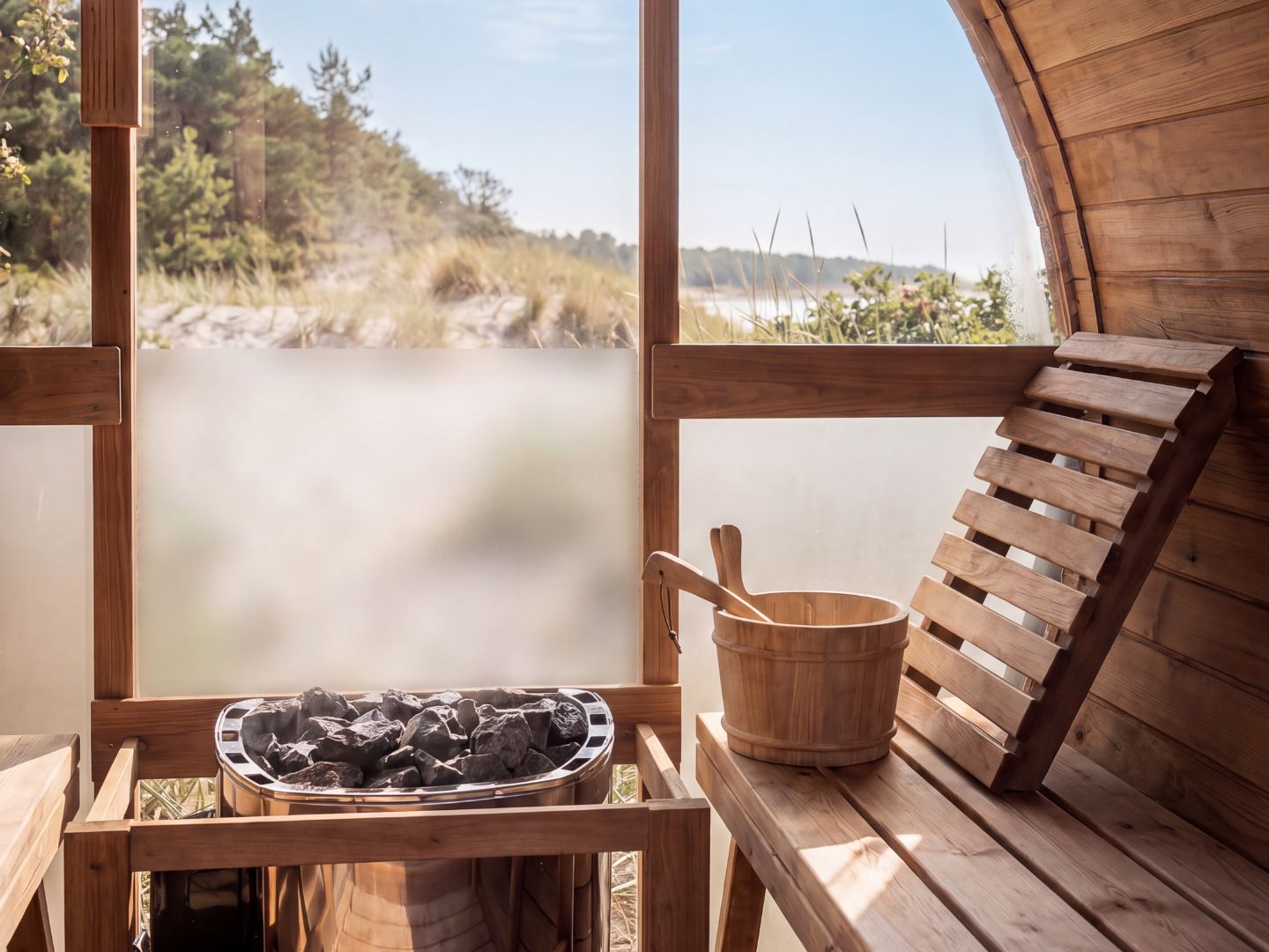 Yellowstone udendørs tøndesauna - Billede 2