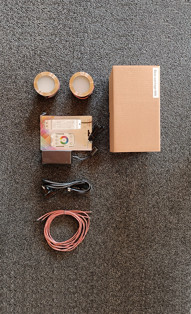 Spot for sauna colored light / RGB-W/2800K/125 degrees/IP68/24V - Image 2