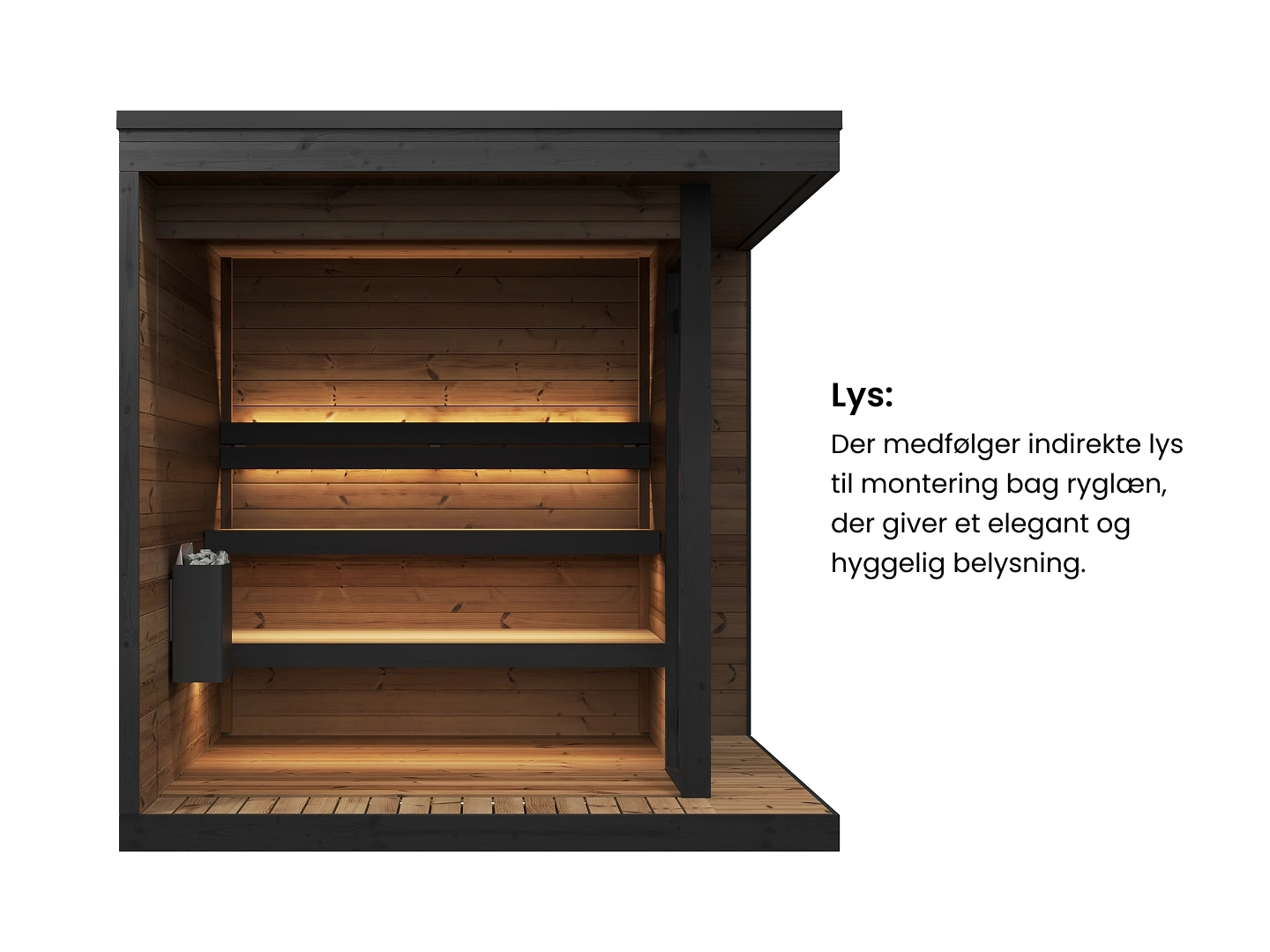 Åland outdoor sauna – large - Picture 6
